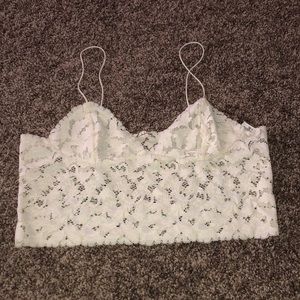 White bralette
